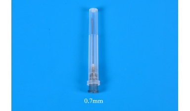 Sterile hypodermic needles for single use